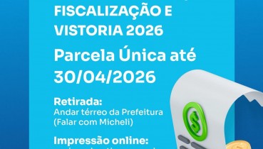 ALVAR� 2026 � LICEN�A, FISCALIZA��O E VISTORIA
