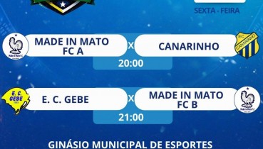 SEMIFINAIS DO CAMPEONATO MUNICIPAL DE FUTSAL 2026!